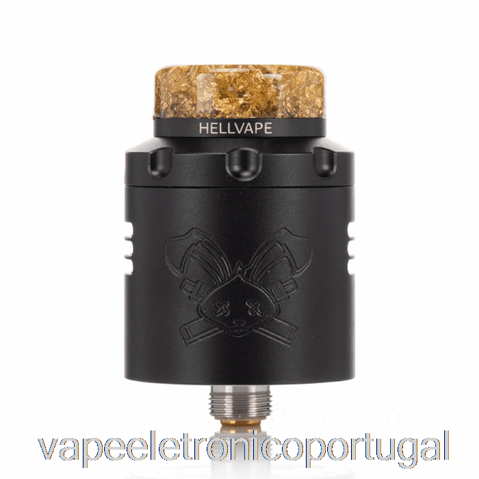 Vape Eletrônico Hellvape Dead Rabbit V3 24mm RDA Matte Full Black